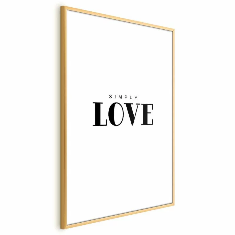 Plakat - Simple Love - obrazek 1