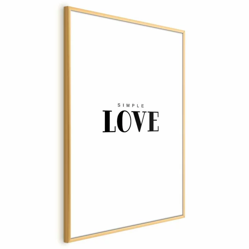 Plakat - Simple Love - obrazek 1