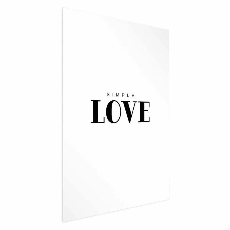 Plakat - Simple Love - obrazek 1