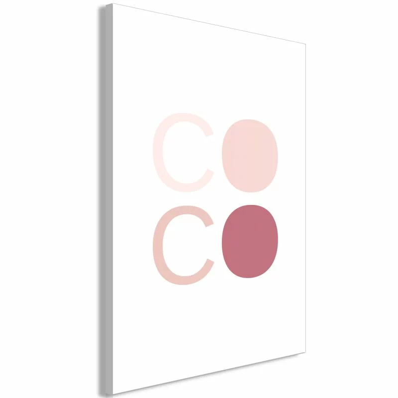 Obraz - Różowe Coco (1-częściowy) pionowy - obrazek 1