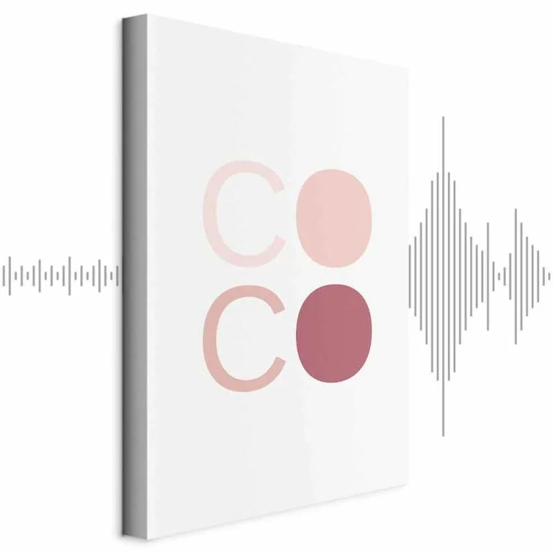 Obraz - Różowe Coco (1-częściowy) pionowy - obrazek 1