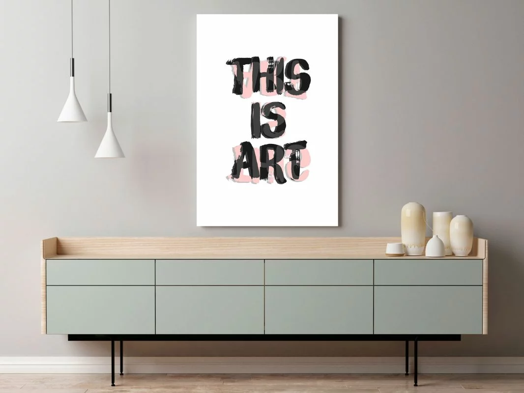 Obraz - This Is Art (1-częściowy) pionowy - obrazek 1