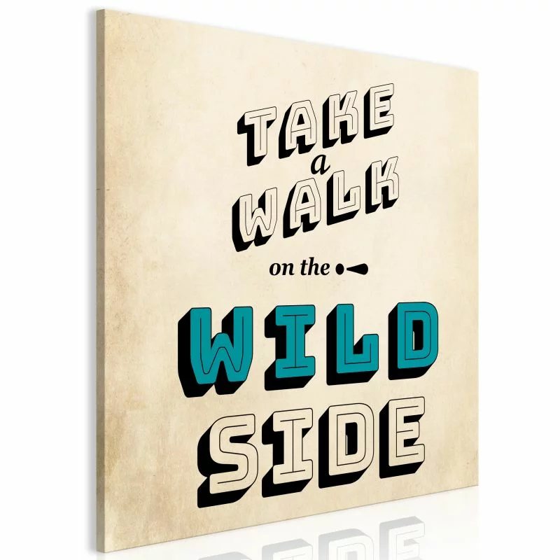 Obraz - Take Walk on the Wild Side (1-częściowy) kwadrat - obrazek 1