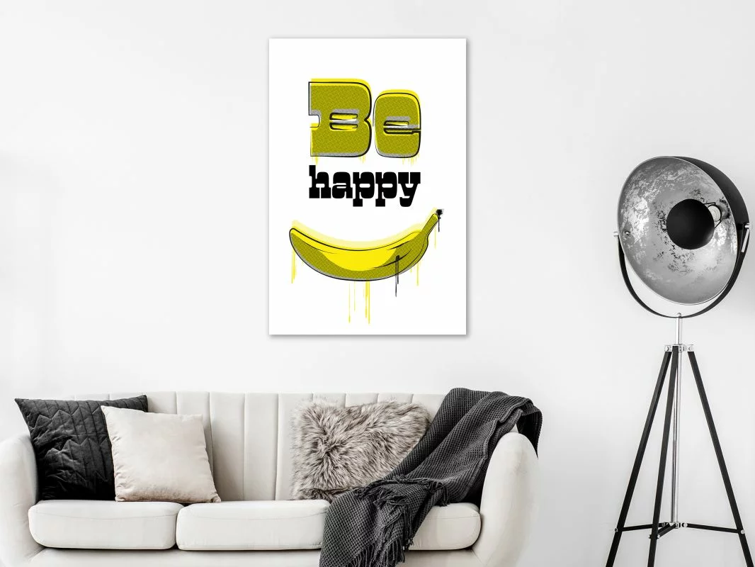 Obraz - Szczęśliwy banan (1-częściowy) pionowy - obrazek 1