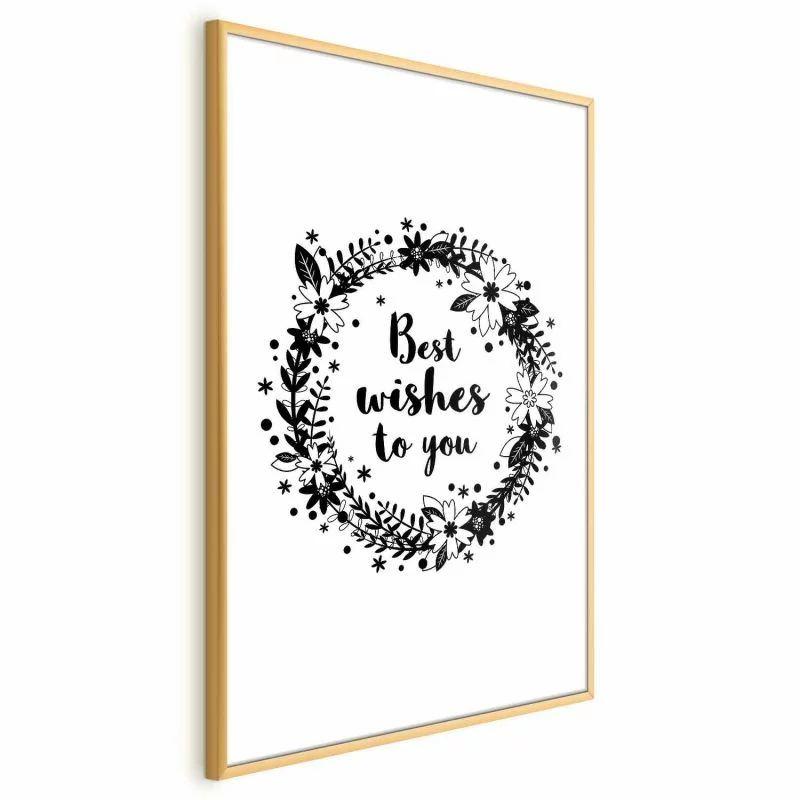 Plakat - Best wishes to you - obrazek 1