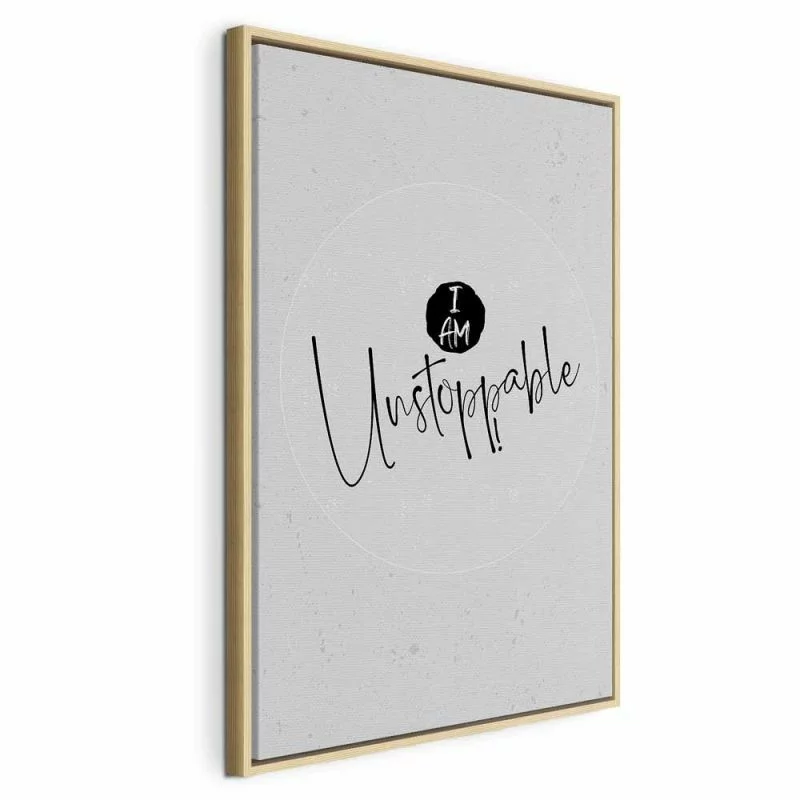 Obraz - I Am Unstoppable (1-częściowy) pionowy - obrazek 1