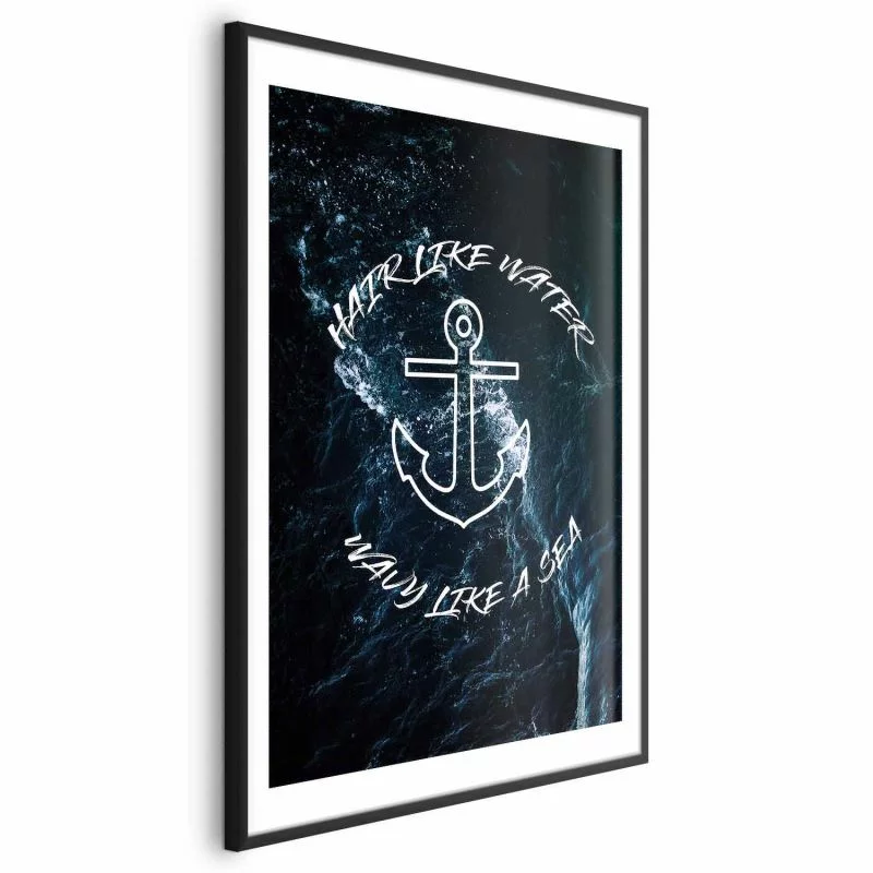 Plakat - Hair like Water, Wavy like a Sea - obrazek 1
