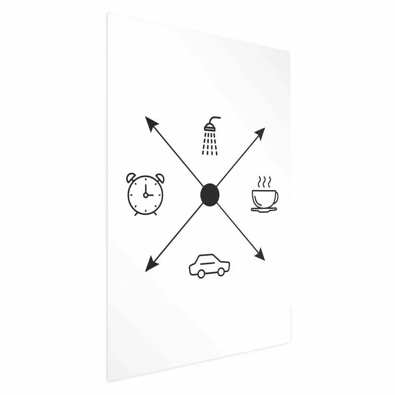 Plakat - Harmonogram dnia - obrazek 1