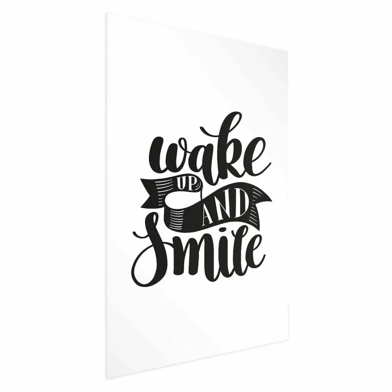 Plakat - Wake up and smile - obrazek 1