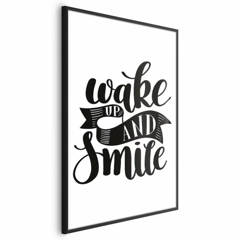 Plakat - Wake up and smile - obrazek 1