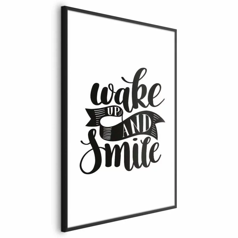 Plakat - Wake up and smile - obrazek 1