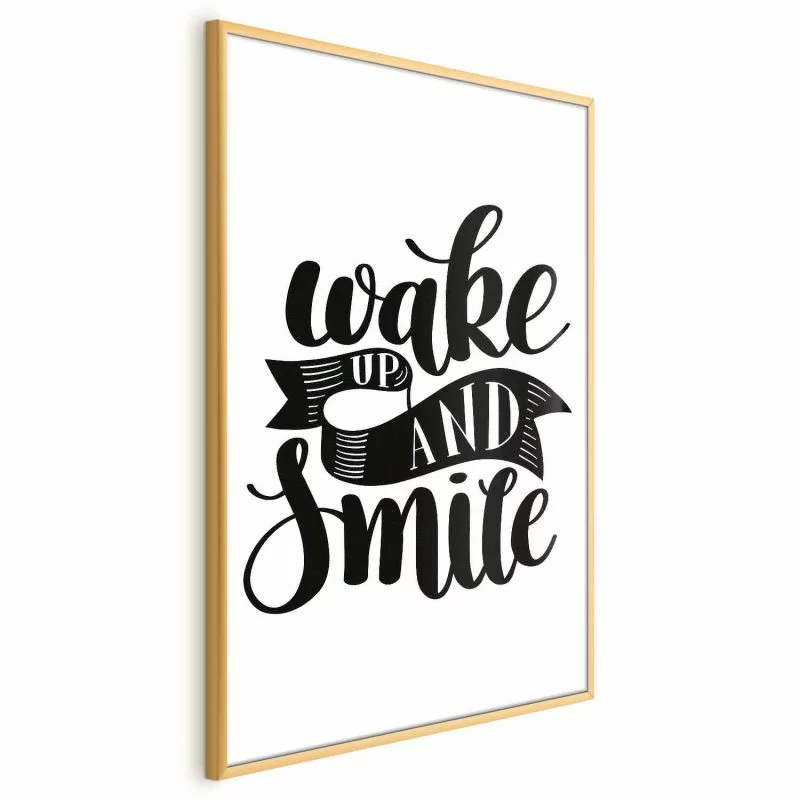 Plakat - Wake up and smile - obrazek 1