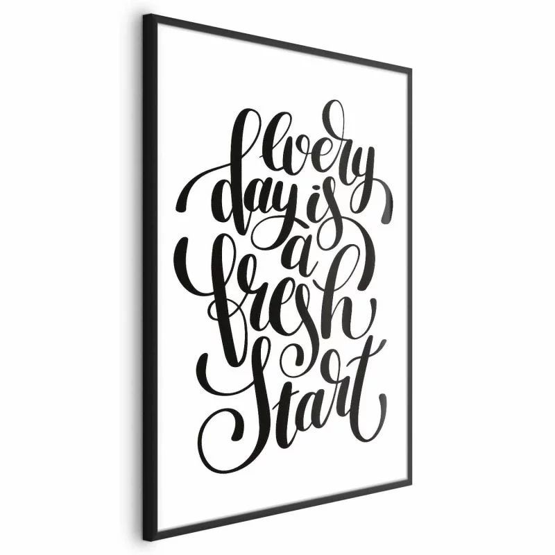 Plakat - Every day a fresh start - obrazek 1