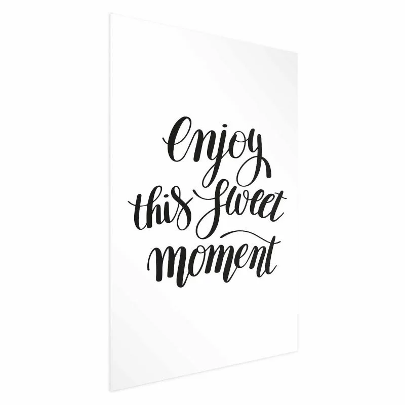 Plakat - Enjoy this sweet moment - obrazek 1
