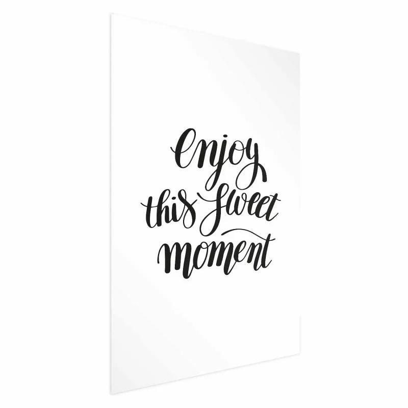 Plakat - Enjoy this sweet moment - obrazek 1