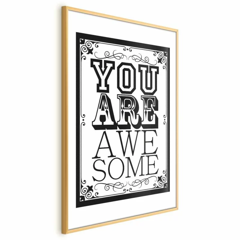 Plakat - You are awesome - obrazek 1