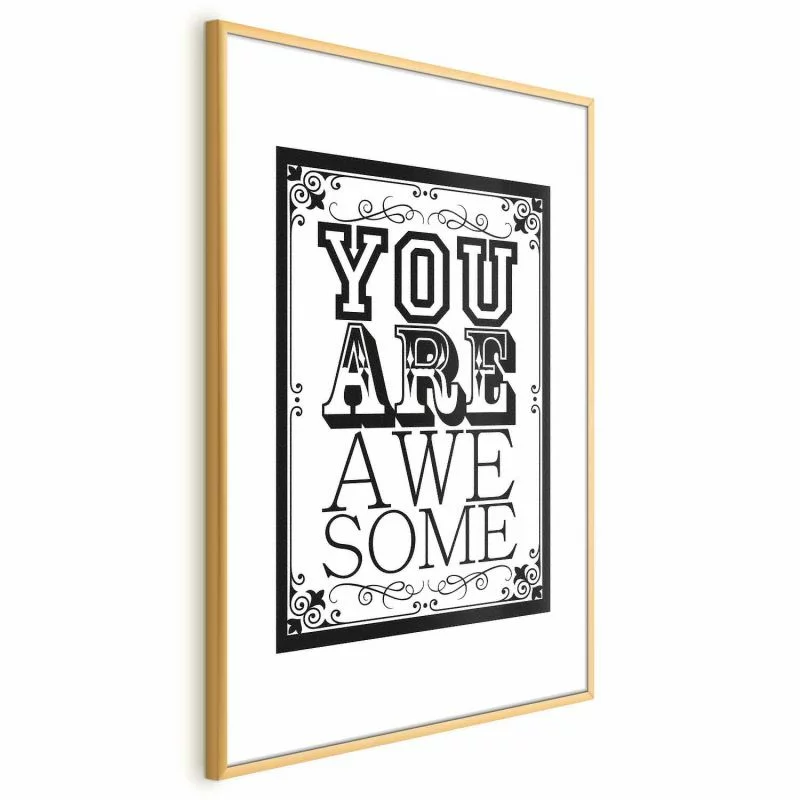 Plakat - You are awesome - obrazek 1