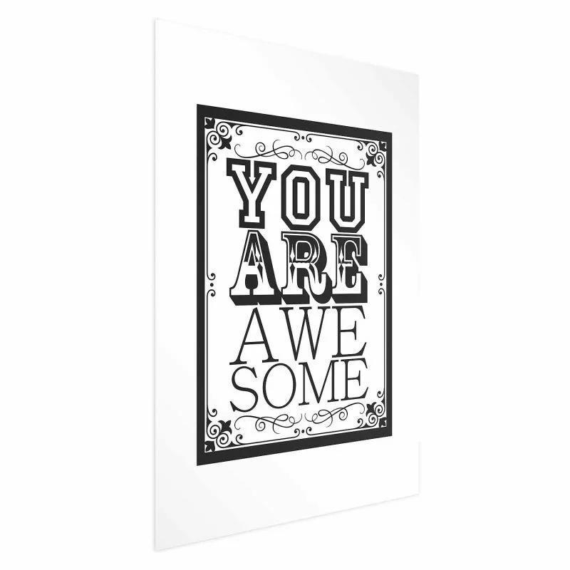 Plakat - You are awesome - obrazek 1