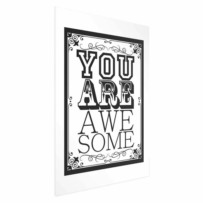 Plakat - You are awesome - obrazek 1