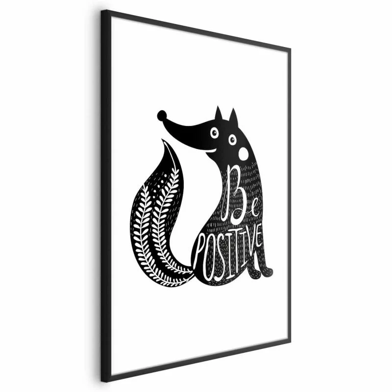 Plakat - Be positive - obrazek 1