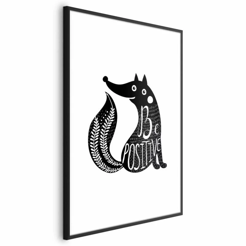 Plakat - Be positive - obrazek 1