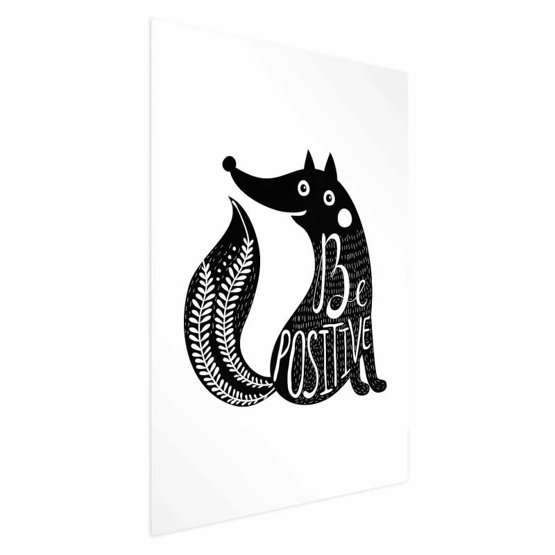 Plakat - Be positive - obrazek 1