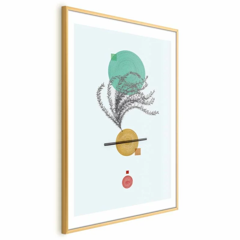 Plakat - Roślinna kompozycja - obrazek 1