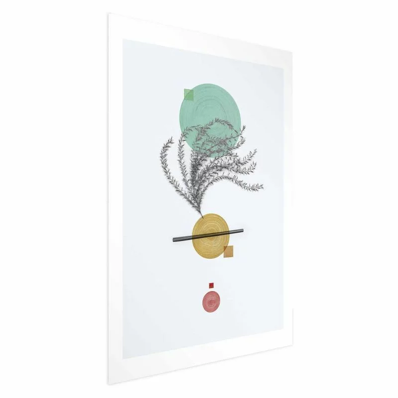Plakat - Roślinna kompozycja - obrazek 1