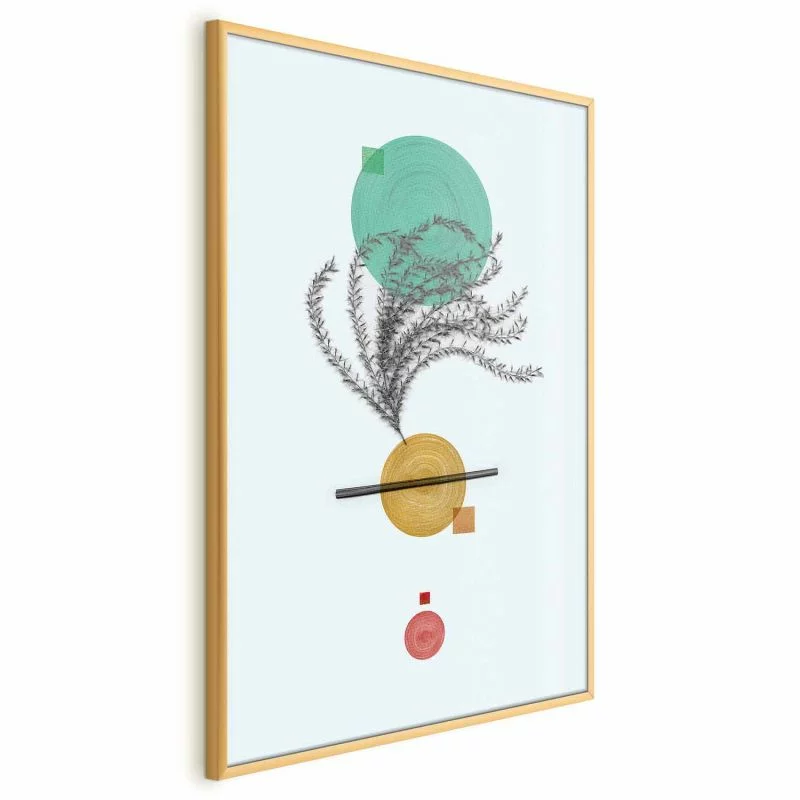 Plakat - Roślinna kompozycja - obrazek 1