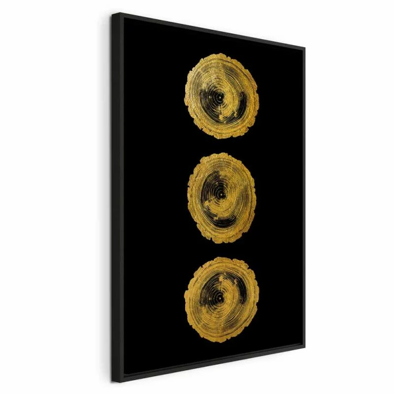 Obraz - Złote sęki (1-częściowy) pionowy - obrazek 1