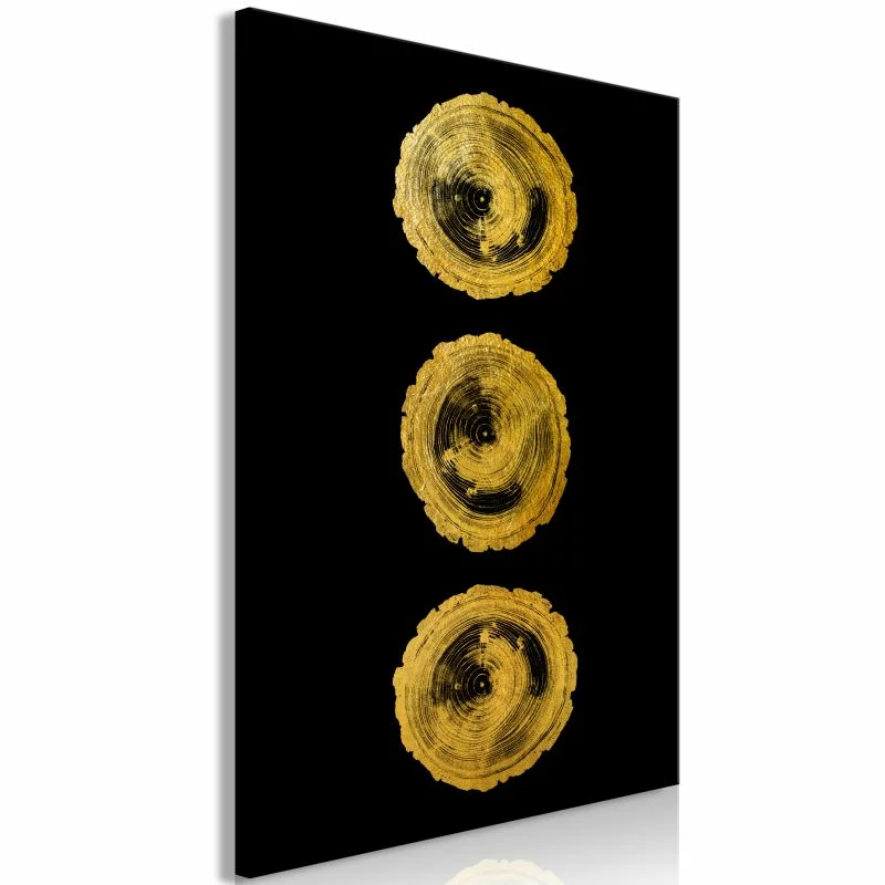 Obraz - Złote sęki (1-częściowy) pionowy - obrazek 1