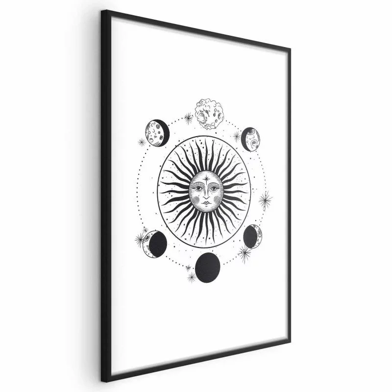 Plakat - Fazy księżyca - obrazek 1