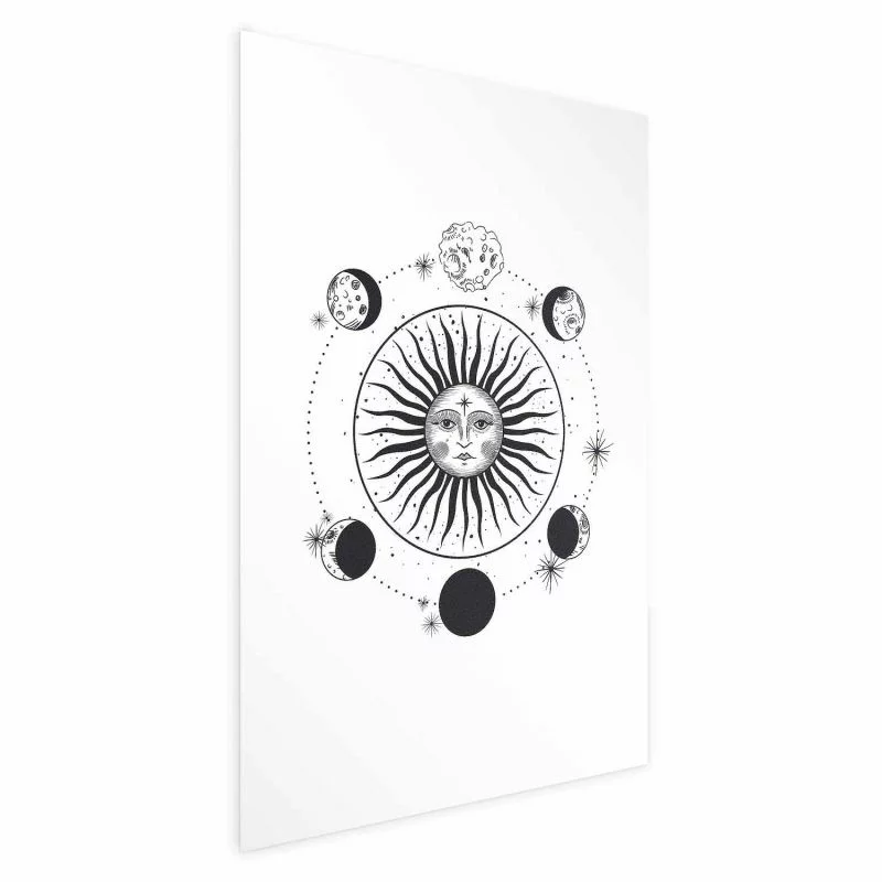 Plakat - Fazy księżyca - obrazek 1