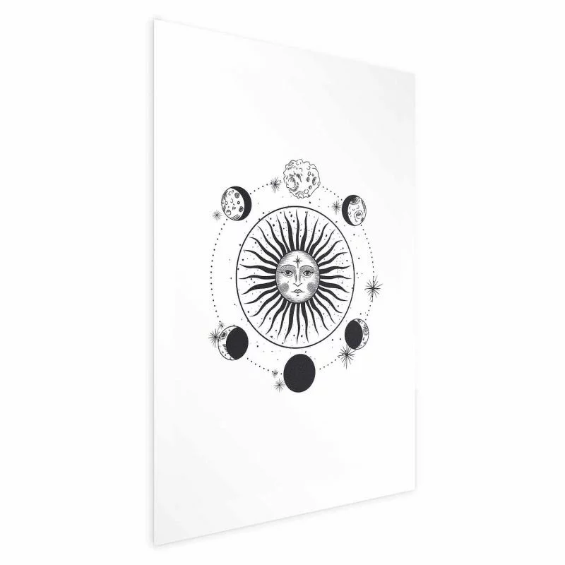Plakat - Fazy księżyca - obrazek 1