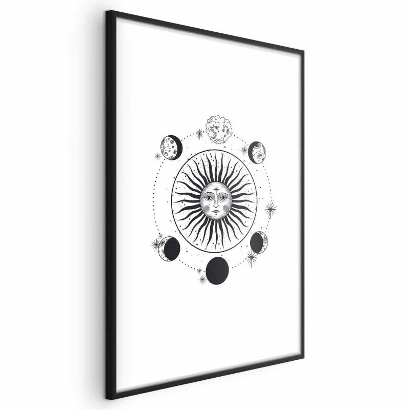 Plakat - Fazy księżyca - obrazek 1