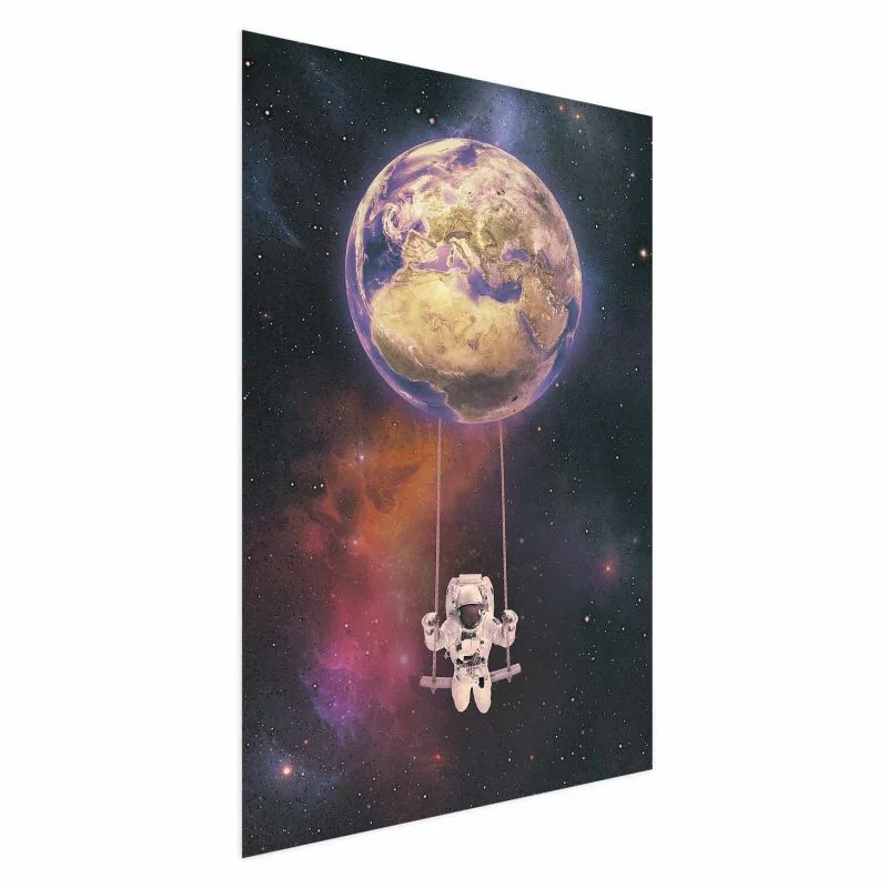 Plakat - Kosmiczna huśtawka - obrazek 1