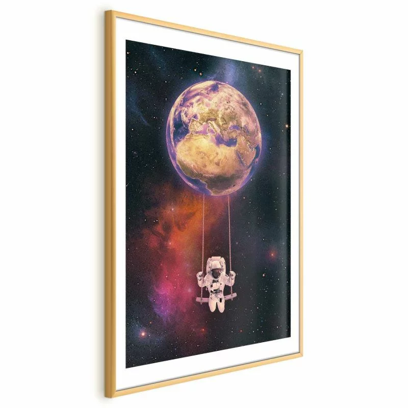 Plakat - Kosmiczna huśtawka - obrazek 1