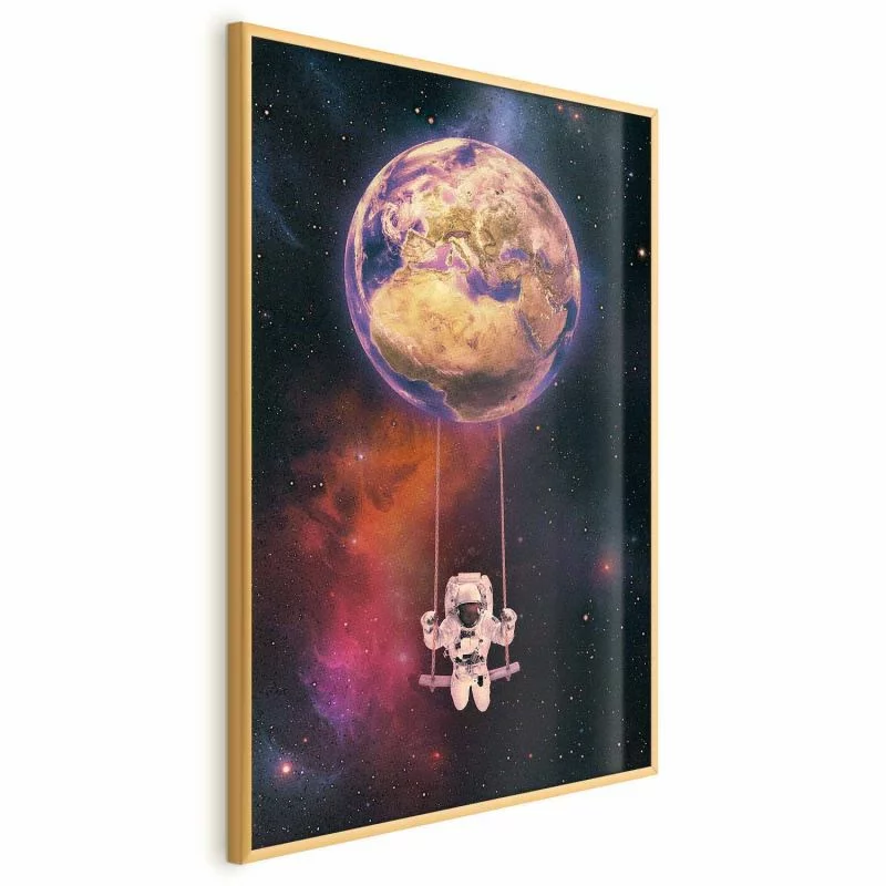 Plakat - Kosmiczna huśtawka - obrazek 1