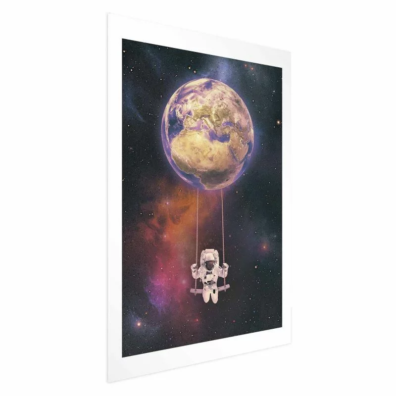Plakat - Kosmiczna huśtawka - obrazek 1