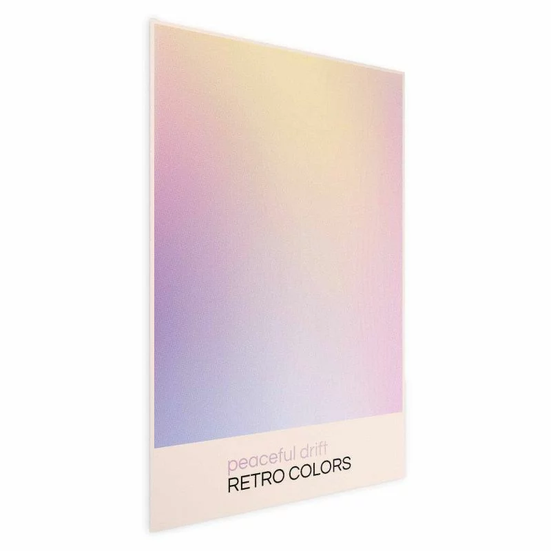 Plakat - Peaceful Drift - Delikatne pastelowe odcienie tworzące harmonijną całość - obrazek 1