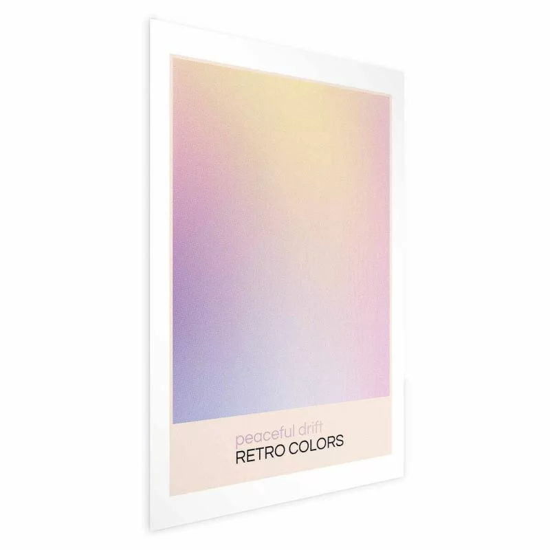 Plakat - Peaceful Drift - Delikatne pastelowe odcienie tworzące harmonijną całość - obrazek 1
