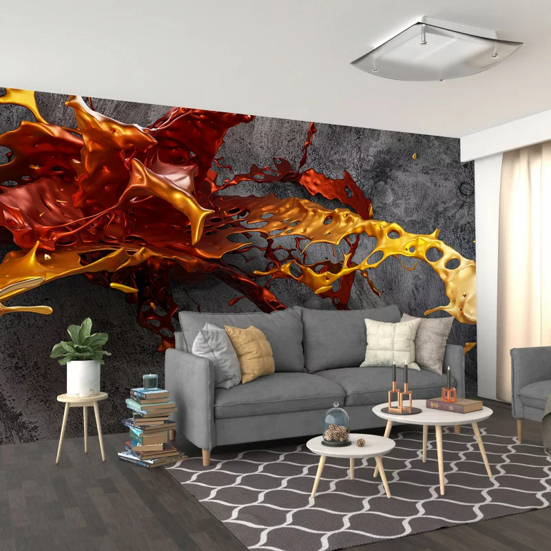 Fototapeta 3D metaliczna farba - obrazek 1