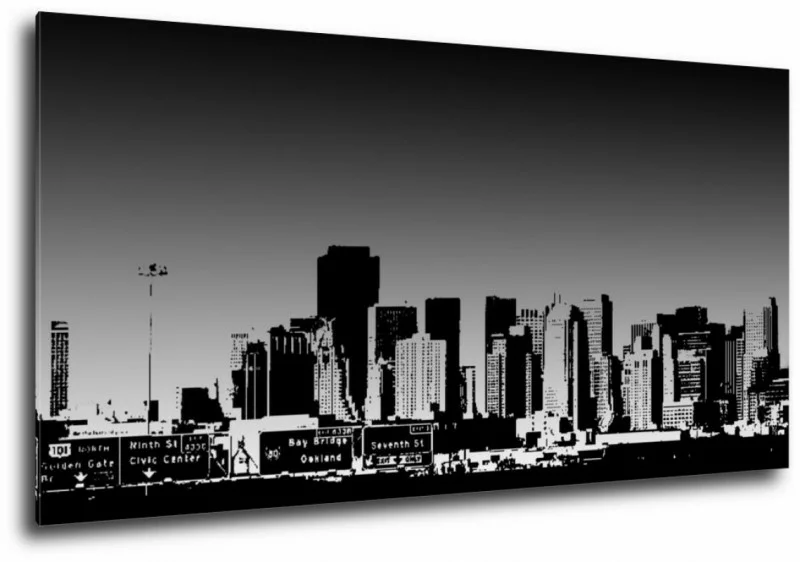 obraz - panorama miasta - obrazek 1