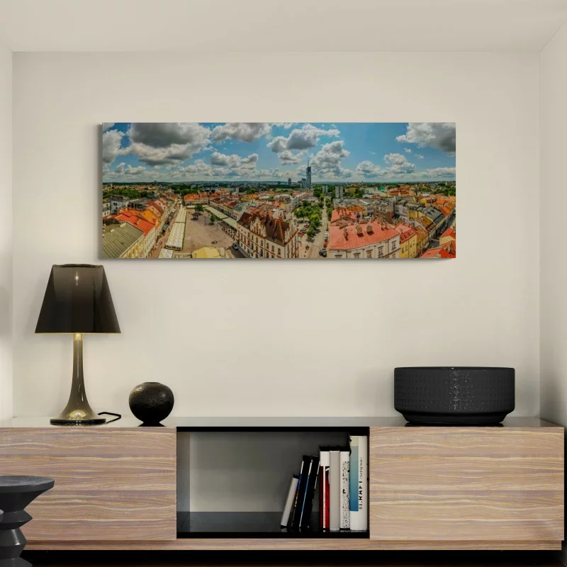 Duży obraz na płótnie - panorama Rzeszowa - obrazek 1