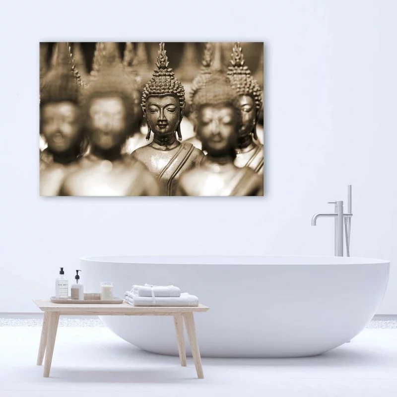 Obraz na płótnie, Budda w tłumie - obrazek 1