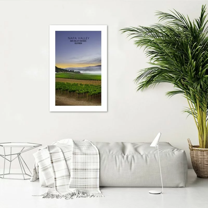 Plakat, Wieczór nad Napa Valley - obrazek 1