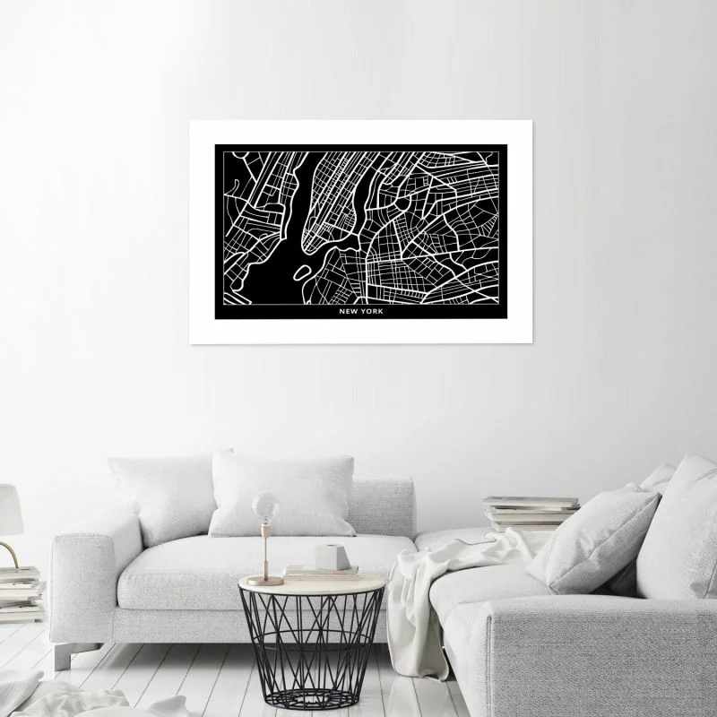 Plakat, Plan miasta Nowy Jork - obrazek 1