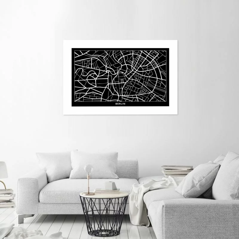 Plakat, Plan miasta Berlin - obrazek 1