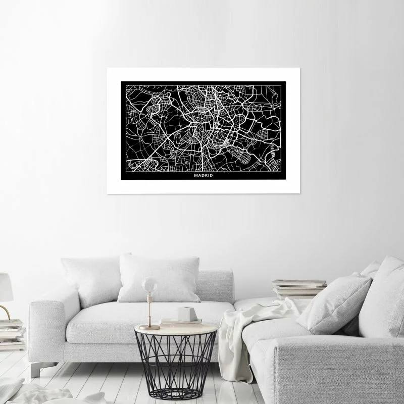 Plakat, Plan miasta Madryt - obrazek 1