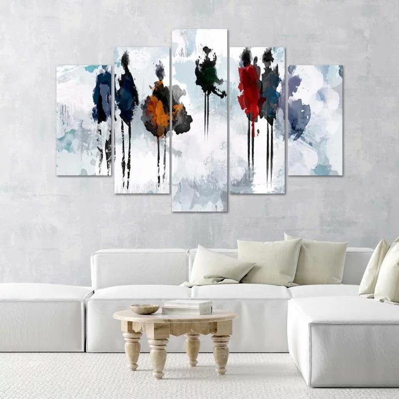 Obraz pięcioczęściowy Deco Panel, Spacer - obrazek 1